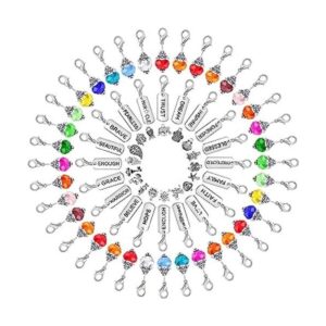 Juego de 110 dijes colgantes de cristal cuentas colgantes