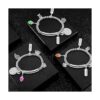Juego de 110 dijes colgantes de cristal cuentas colgantes