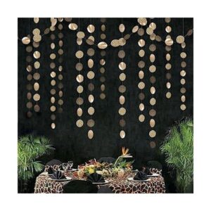Guirnalda de fiesta temática de leopardo para decoración