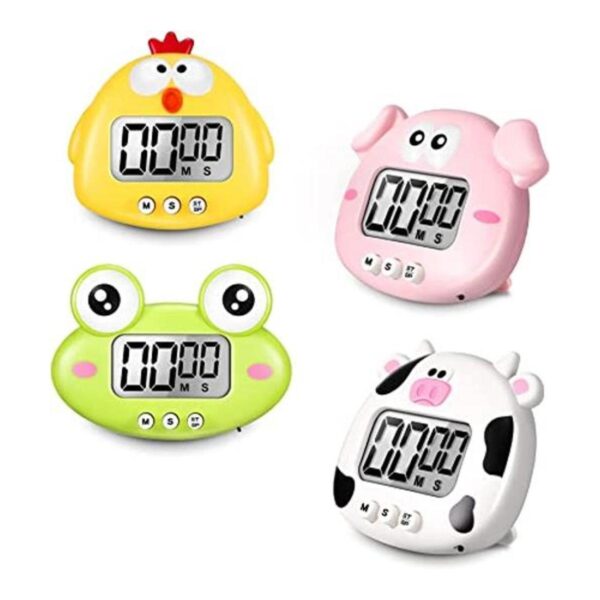 Temporizadores digitales pequeños de cocina de 4 piezas
