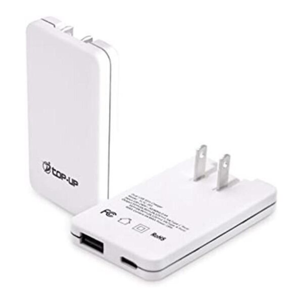 TopUp Enchufe de cargador doble cargador rápido ultrafino_1
