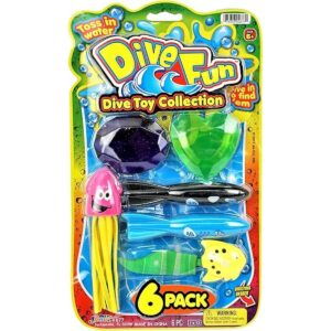 JARU Paquete de colección de buceo 6 juguetes de buceo_1
