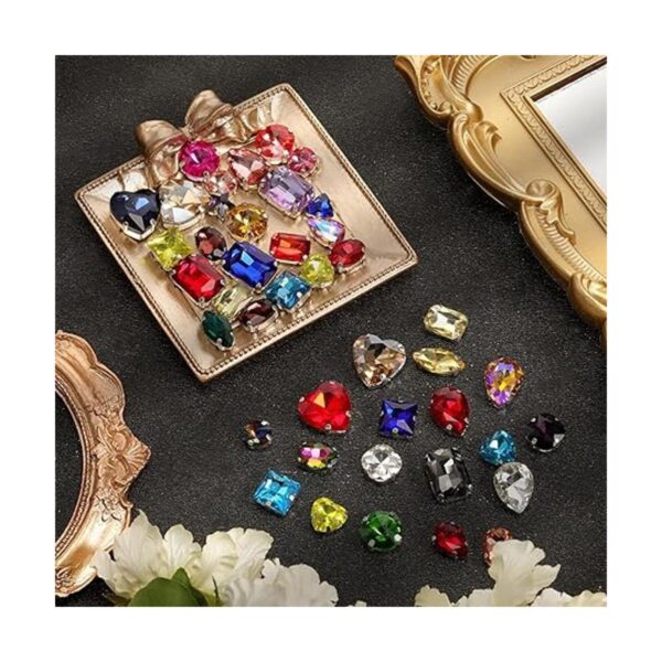 460 piezas de diamantes de imitación para coser piedras