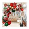 Kit de guirnalda de globos de Navidad con globos de papel