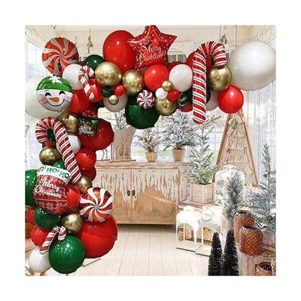 Kit de guirnalda de globos de Navidad con globos de papel