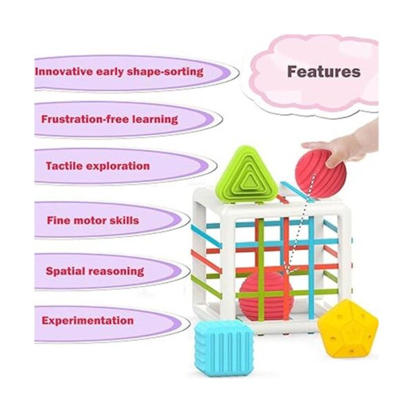 MINGKIDS Montessori Juguetes para niños de 1 año cubo_4