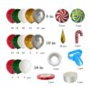 Kit de guirnalda de globos de Navidad con globos de papel