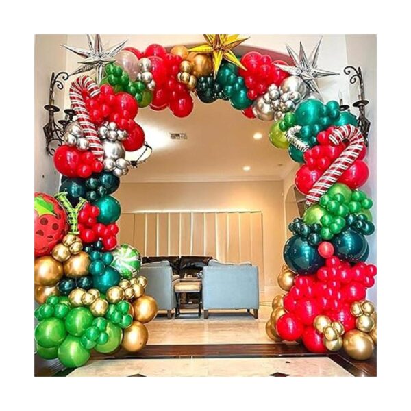 Kit de guirnalda de globos de Navidad con globos de papel