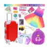 K.T. Fancy Juego de 23 piezas de accesorios para muñecas