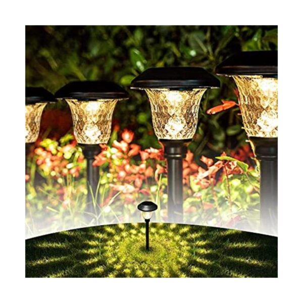 GIGALUMI Paquete de 8 luces solares de jardín luces_1