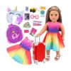 K.T. Fancy Juego de 23 piezas de accesorios para muñecas