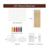 Kit de fabricación de varita mágica de mago juego de_6