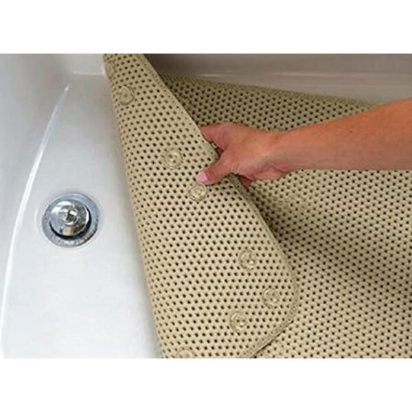 Tapete de baño de lujo antideslizante de espuma suave_3