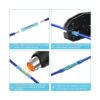 Govtool 120 conectores de cable termorretráctiles kit de_2