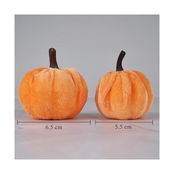 Diahom Decoración de calabaza 12 piezas de tela de espuma_4