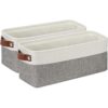 DULLEMELO Cestas de almacenamiento pequeñas de 15 x 6 x