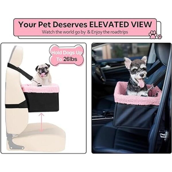 NOVOLAB Asiento de coche para cachorros mejorado de lujo