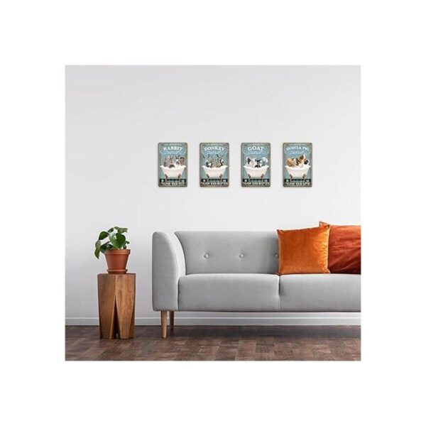 Divertida decoración de cabra para baño decoración de_6