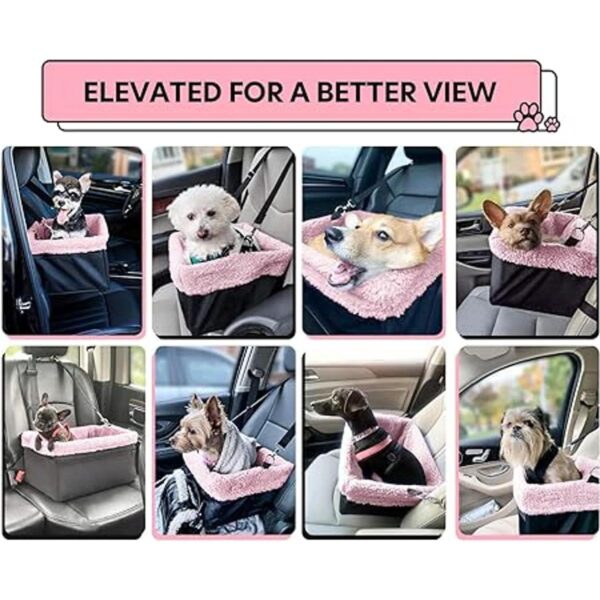 NOVOLAB Asiento de coche para cachorros mejorado de lujo