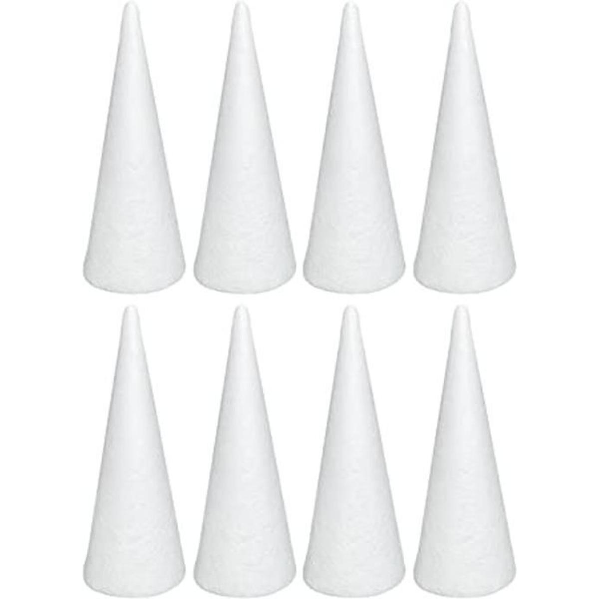 Crafjie Conos de espuma para manualidades 3.75 x 9.68