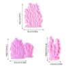 KuuGuu 5 moldes de silicona para algas de coral con forma_2