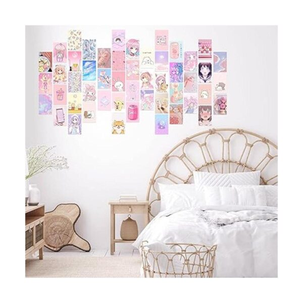Juego de 50 piezas de collage de pared de anime Kawai_5