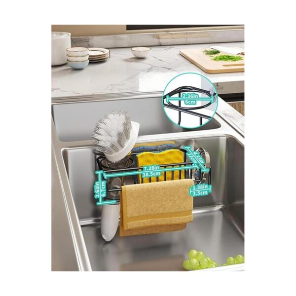 HapiRm SUS304 Soporte para esponja adhesiva 4 en 1_6