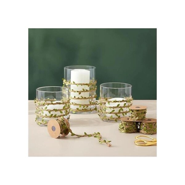 4 rollos de cinta de arpillera para decoración de fiesta