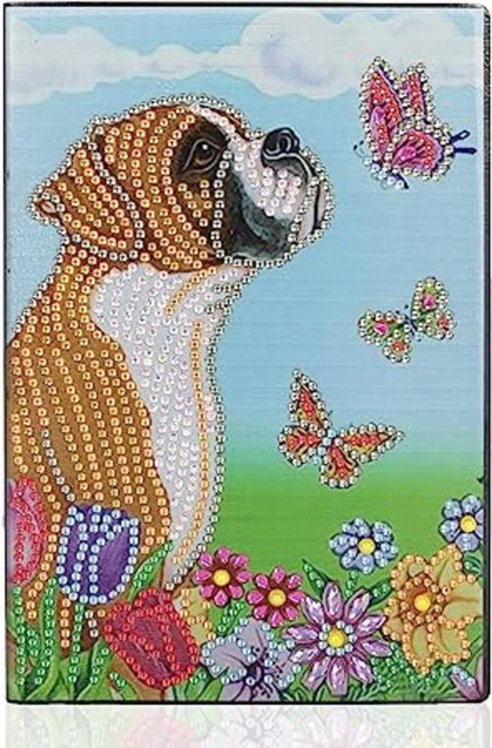 Kit de cuaderno de pintura de diamantes 5D cubierta de