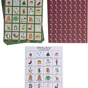 Juego de bingo de Navidad Juego de 36 suministros de_1