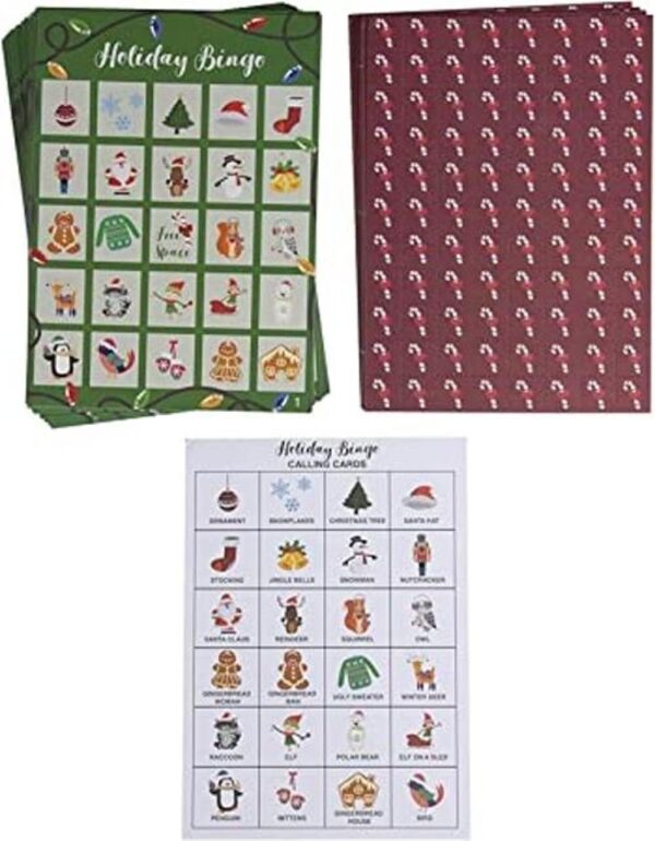 Juego de bingo de Navidad Juego de 36 suministros de_1