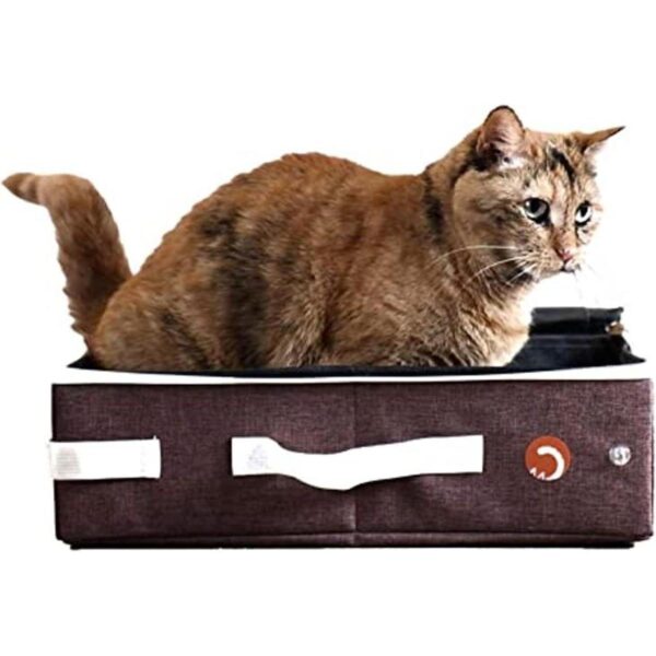 Cesta preferible portátil para gatos Forro impermeable_1