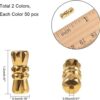 PandaHall 100 juegos de broches de tornillo de barril para
