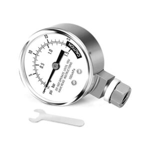 MEANLIN MEASURE Medidor de presión de acero inoxidable_1