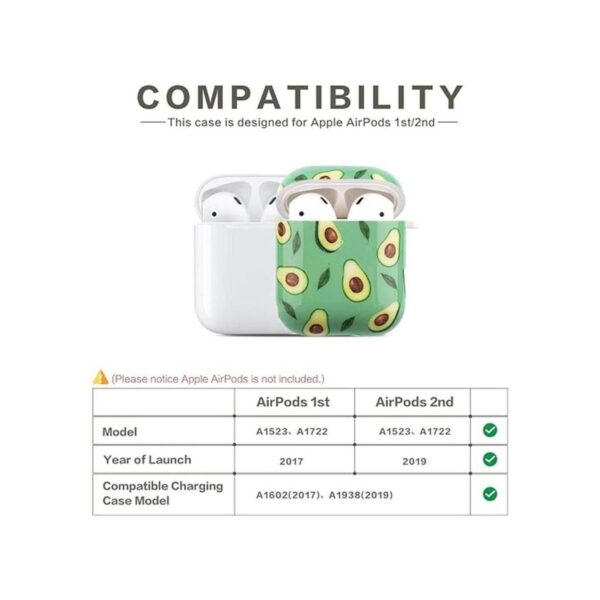 Lalumix Compatible con funda de Airpod para Apple Airpods_2