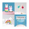 MOVINPE Kit de decoración de pastel de unicornio con_3