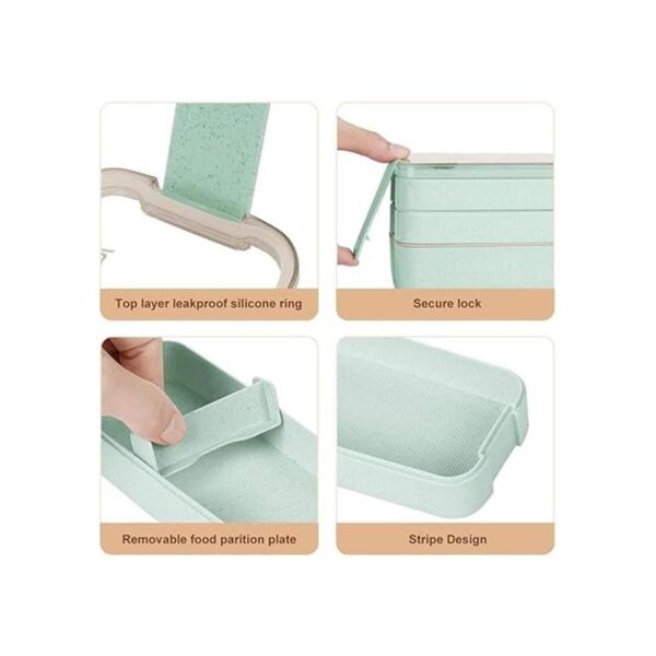 Lonchera japonesa Bento Box para adultos y niños;_4
