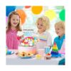 MOVINPE Kit de decoración de pastel de unicornio con_6