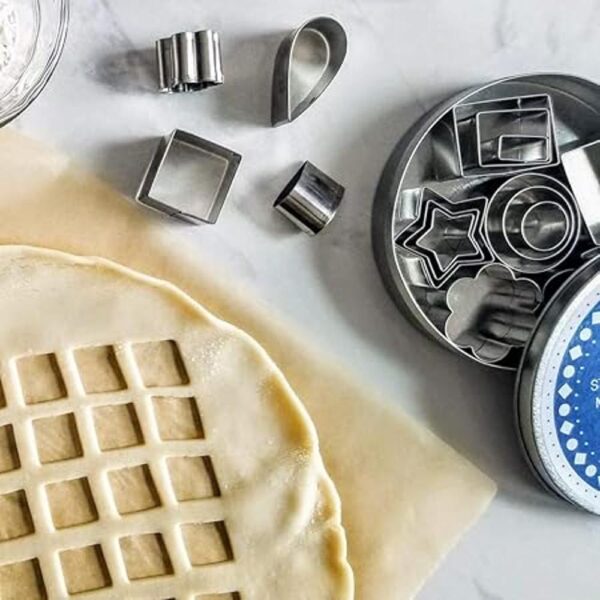 Juego de mini formas de cortador de galletas 24 moldes_5