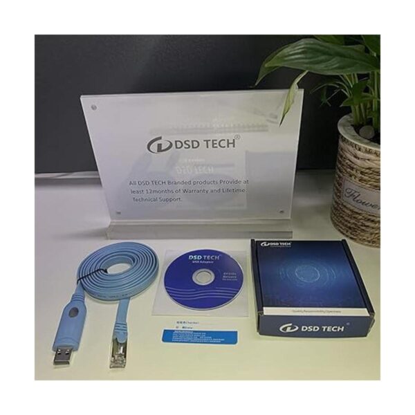 DSD TECH SHRJ45P Cable USB a consola con chip PL2303RA_6