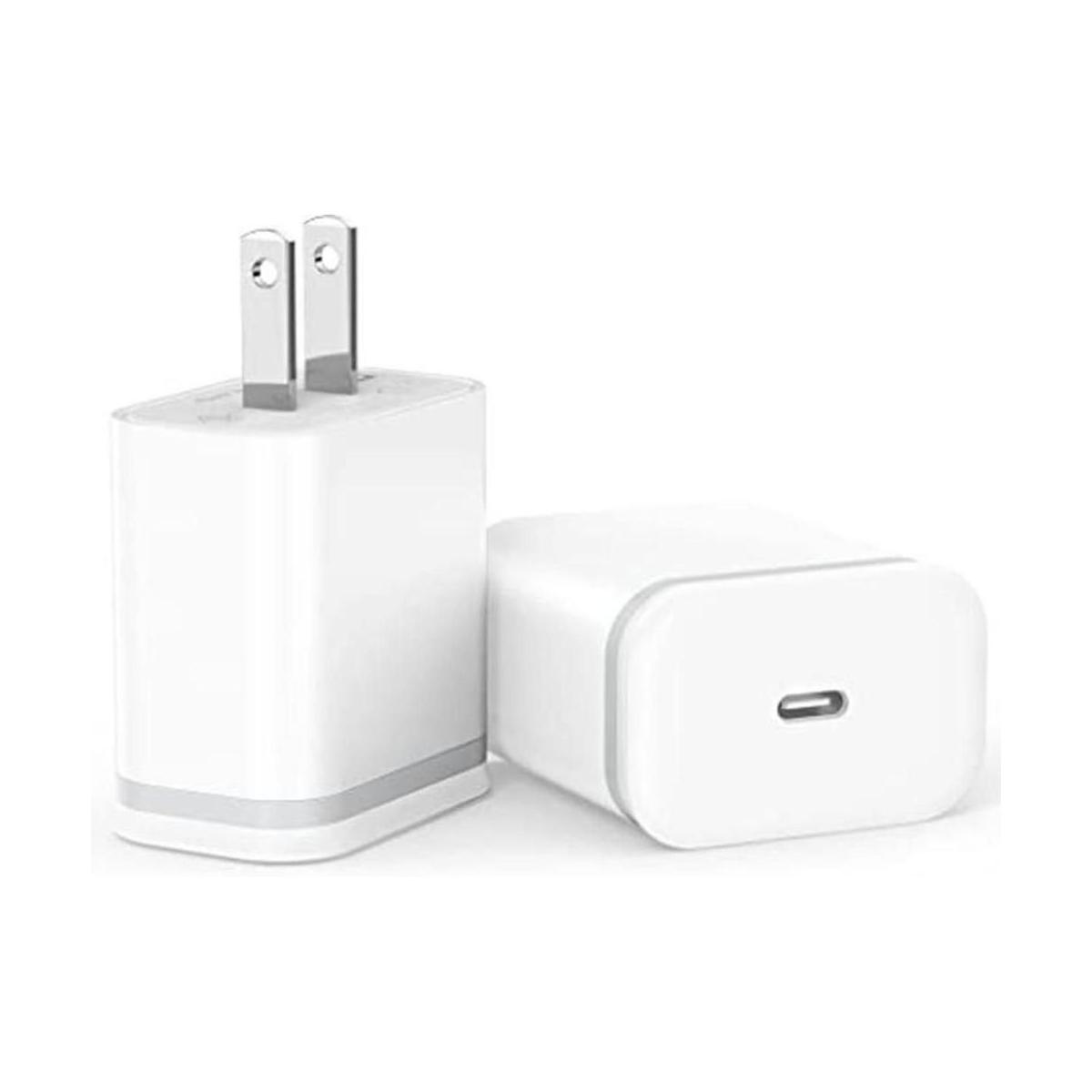 LUOATIP Paquete de 2 cargadores rápidos USB C de 20 W para