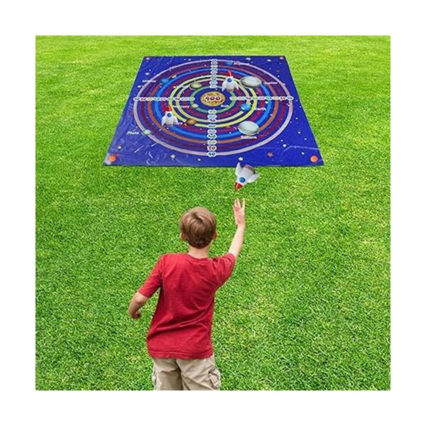 Juego de cohetes para niños dardos de césped para niños_5