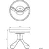 Design House 558437 San Martin Gancho doble para bata