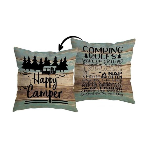 HUYAW Funda de almohada reversible para camping o_1