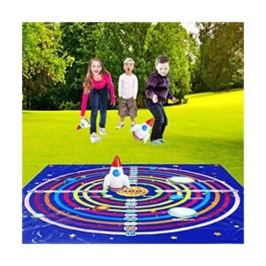 Juego de cohetes para niños dardos de césped para niños_1