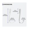 KINCMAX Ganchos en S resistentes de acero inoxidable para