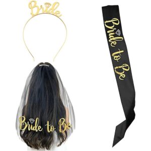 Conjunto de novia paquete de 3 tiara y diadema para_1