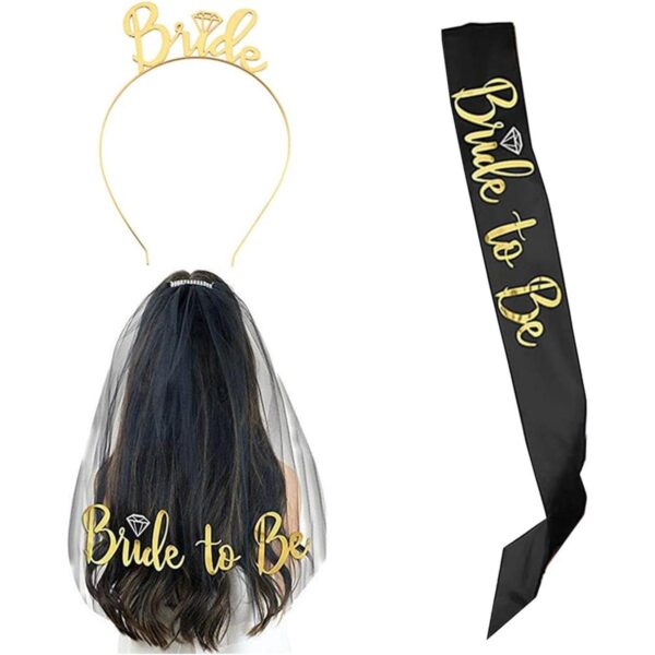 Conjunto de novia paquete de 3 tiara y diadema para_1