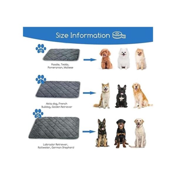 Nobleza Self Warming Pet Pad Super Soft Plush Dog Crate_2