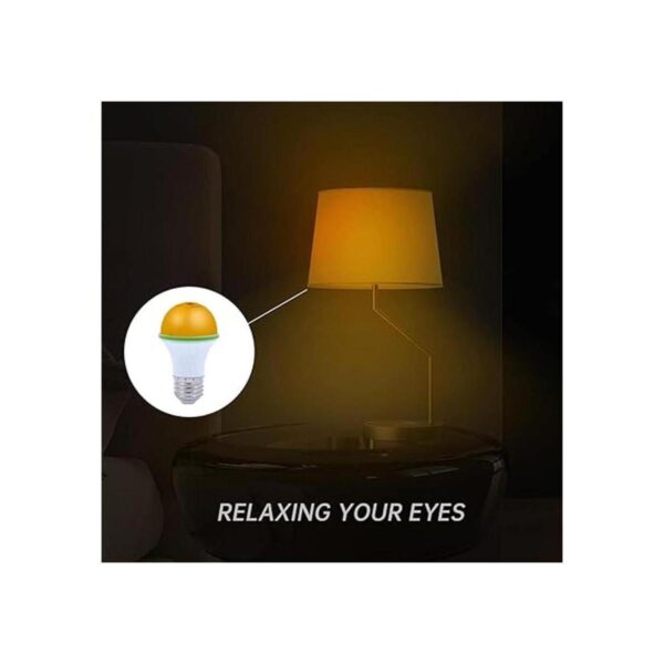 KINUR Sleep Aid Bombilla de luz azul color ámbar A15 de_4